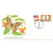 LA Creole Pearly Eye Butterfly Cover