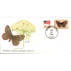 MD Baltimore Checkerspot Butterfly Cover
