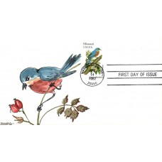 #1977 Missouri Birds - Flowers Fogt FDC