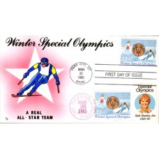 #2142 Winter Special Olympics Dual Foust FDC
