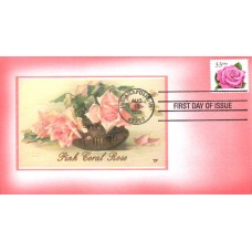 #3052 Pink Rose Foust FDC