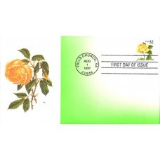 #3054 Yellow Rose Foust FDC