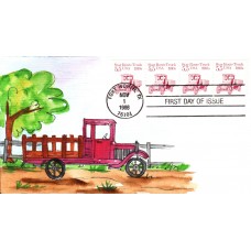 #2125 Star Route Truck 1910s Fox FDC