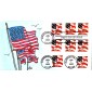 #3637 US Flag Dual Fox FDC