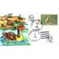 #RW53 Fulvous Whistling Plate Duck Dual Fox FDC