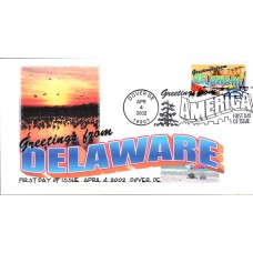 #3568 Greetings From Delaware FPMG FDC