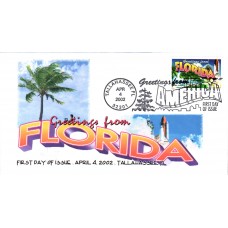 #3569 Greetings From Florida FPMG FDC