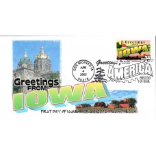#3575 Greetings From Iowa FPMG FDC