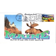 #3579 Greetings From Maine FPMG FDC
