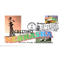 #3587 Greetings From Nebraska FPMG FDC