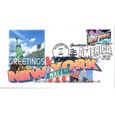 #3592 Greetings From New York FPMG FDC