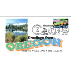 #3597 Greetings From Oregon FPMG FDC