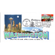 #3607 Greetings From Washington FPMG FDC