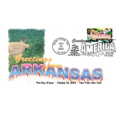 #3699 Greetings From Arkansas FPMG FDC
