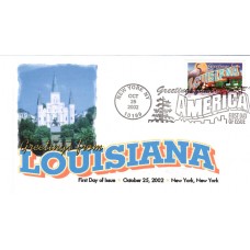 #3713 Greetings From Louisiana FPMG FDC