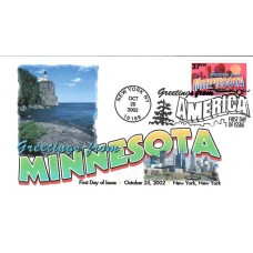#3718 Greetings From Minnesota FPMG FDC