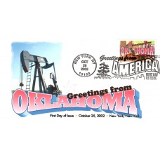 #3731 Greetings From Oklahoma FPMG FDC