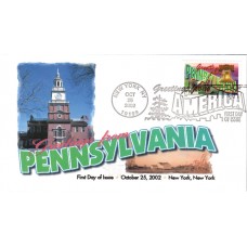 #3733 Greetings From Pennsylvania FPMG FDC