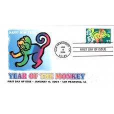 #3832 Year of the Monkey FPMG FDC