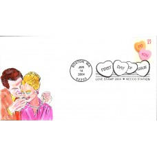 #3833 Love - Candy Hearts FEC FDC