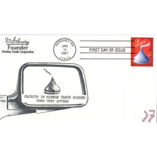 #4122 Love and Kisses Frankiewicz FDC