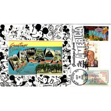 #3723 Greetings From Nevada Combo Fuson FDC