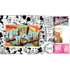 #3727 Greetings From New York Combo Fuson FDC