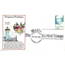 #1821 Frances Perkins Gamm FDC