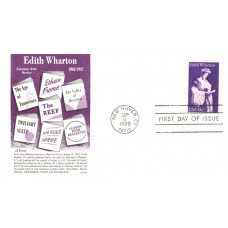 #1832 Edith Wharton Gamm FDC