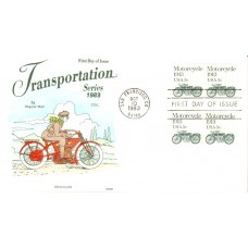 #1899 Motorcycle 1913 Gamm FDC