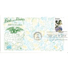 #1994 Tennessee Birds - Flowers Gamm FDC
