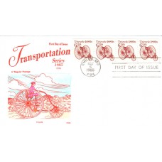 #2126 Tricycle 1880s Gamm FDC