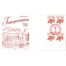 #2127b Tractor 1920s Gamm FDC