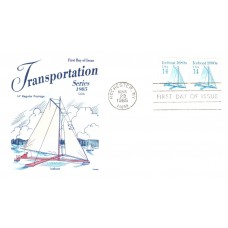 #2134 Iceboat 1880s Gamm FDC