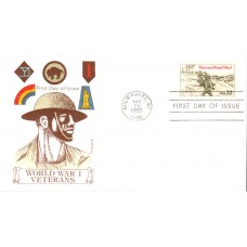#2154 World War I Veterans Gamm FDC