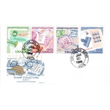 #2198-2201b Stamp Collecting Gamm FDC