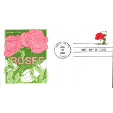 #2490 Red Rose Gamm FDC