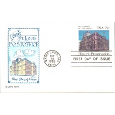 #UX97 St. Louis Post Office Gamm FDC