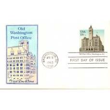 #UX99 Old Washington Post Office KMC FDC