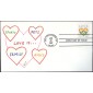 #2248 LOVE - Hearts GCT FDC