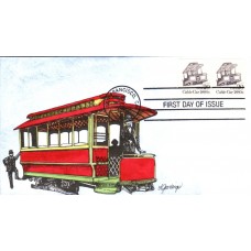 #2263 Cable Car 1880s Geerlings FDC