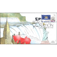 #4310 FOON: New York Flag Geerlings FDC