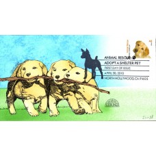 #4454 Animal Rescue - Dog Geerlings FDC
