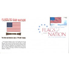 #4273 FOON: US Flag PNC Gibson FDC