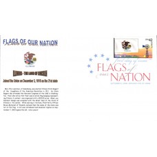 #4289 FOON: Illinois Flag Gibson FDC