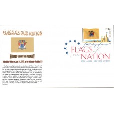 #4308 FOON: New Jersey Flag Gibson FDC