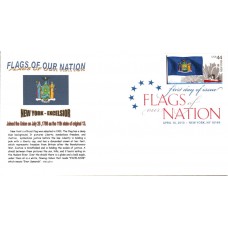 #4310 FOON: New York Flag Gibson FDC