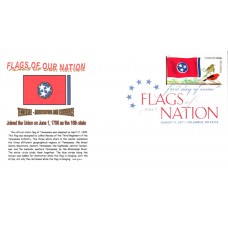 #4322 FOON: Tennessee State Flag Gibson FDC 