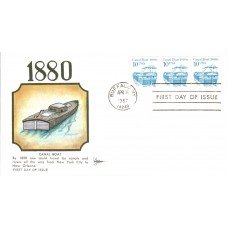 #2257 Canal Boat 1880s PNC Gillcraft FDC