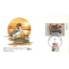 #RW50 Pintails Plate Gillcraft FDC